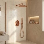 REA - Podomietková sprchová sada Venti Copper + BOX REA-P8712