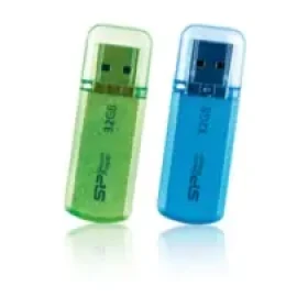 Silicon Power HELIOS 101 / 32GB / Flash disk / USB 2.0 / Hlníkový / Modrý / dopredaj (SP032GBUF2101V1B)