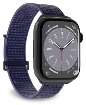 Puro Sport Space Blue / Remienok pre Apple Watch / 42/44/45/49 mm / Nylon (PUSPORTAW44BLUE)