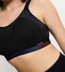 Triumph Triaction Cardio Flow - Minimalizačná športová podprsenka pre extra podporu Triumph BLACK 85H