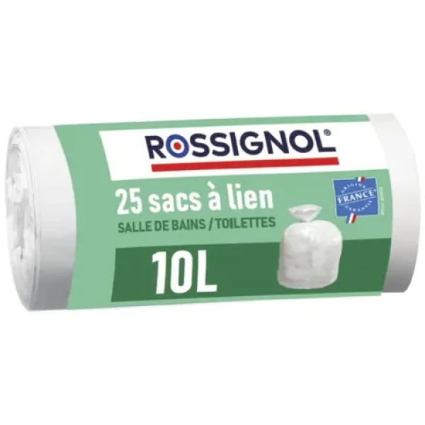 Rossignol Bagy 99136 biele / Vrecká do koša 10 L / balenie 25 ks / 15 µm (3019920991364)