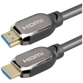 Roline HDMI prepojovací kábel Zástrčka HDMI-A, Zástrčka HDMI-A 2.00 m čierna 11.04.6011 8K UHD, dvojžilový tienený HDMI kábel; 11046011