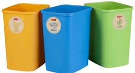 Curver ECO Friendly Sada košov na triedený odpad 3 x 25 l / dopredaj (249842)