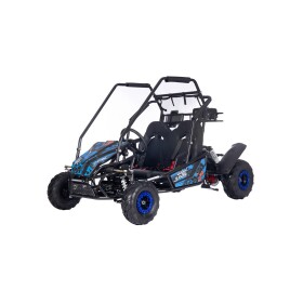 Mamido Detské benzínové autíčko Buggy LUCKY SEVEN LIFT 125CC modré