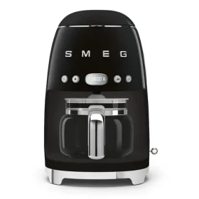 SMEG 50#39;s Retro Style čierna / Kávovar na prekvapkávanú kávu / 1050 W / 1.4 l / až 4 šálky (DCF02BLEU)