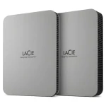 LaCie Mobile Drive Moon Silver / Prenosný disk / 4TB / USB 3.1 / USB-C / Rescue Data Recovery (STLP4000400)