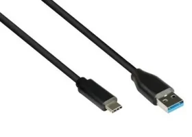 Good Connections USB-A - USB-C 3.2 Gen 2 čierna / Dátový kábel / 1 m / 10 Gbit/s (2831-AC010S)
