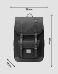 Herschel Supply Little America Mid-Volume Black Tonal