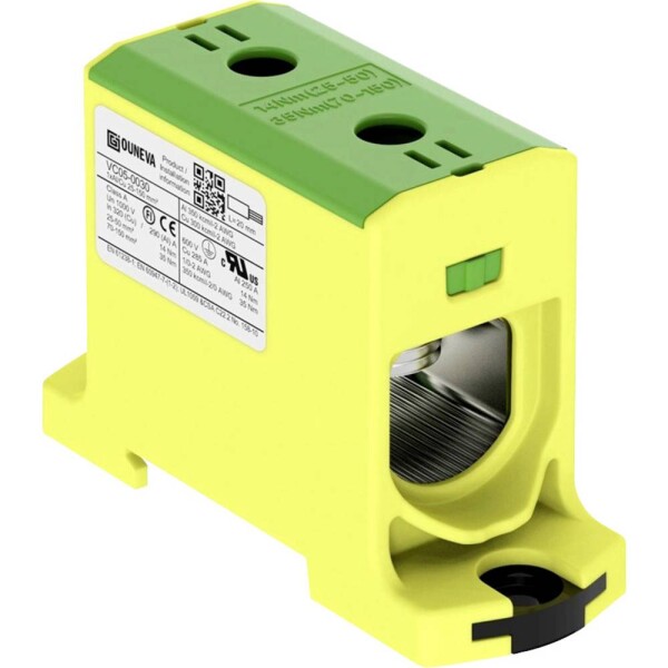 Ouneva Group VC05-0030 blok rozvádzača skrutkovací žltozelená 1 ks; VC05-0030