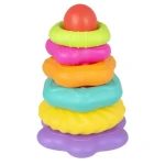 Playgro - Štruktúrované navliekacie krúžky