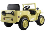 Mamido Detský elektrický jeep Willys Star 4x4 čierny