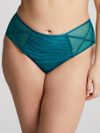 Sculptresse Dionne Midi Brief teal animal 9694