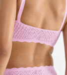 SLOGGI ZERO FEEL BLISS - čipkovaný top ako druhá koža Sloggi FLORAL PINK L