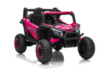 Mamido Mamido Elektrické autíčko Buggy Madman ružové | UTV-MX 4x4 | EVA kolesá | 12V 10Ah | EKO koža