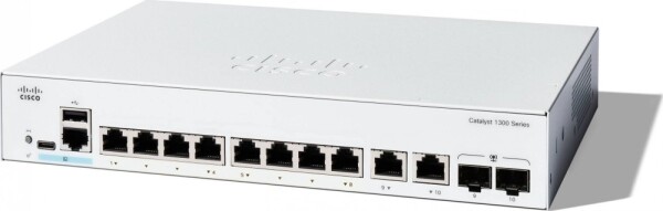 Cisco CISCO Catalyst 1300 8-Port Switch / Data-Only / 2 x 1G SFP Uplinks / external power supply