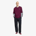 Tričko adidas Adicolor 3-stripes Oversized Tee Maroon M