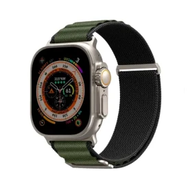 SKINARMA KOBU remienok pre Apple Watch Ultra 49 mm Apple Watch 45/44/42 mm olivová (8886461243031)