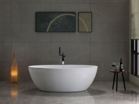 POLYSAN - CORYN voľne stojaca vaňa 165x90x58cm, biela 68651