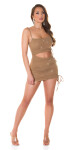 Sexy Koucla party glitter dress with cut outs Einheitsgroesse