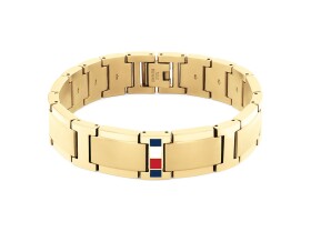 Tommy Hilfiger Pozlátený módny náramok z ocele Jameson 2790658