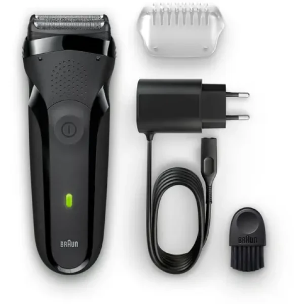 Braun Series 3 301s / planžetový holiaci strojček / 30 min prevádzka / čierna (4210201163817)