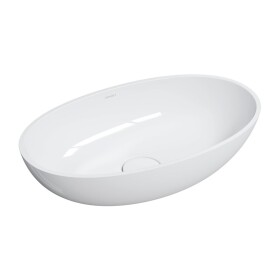 OMNIRES - SHELL M+ umývadlo na dosku, 60 x 35 cm biela lesk /BP/ SHELLUNBP
