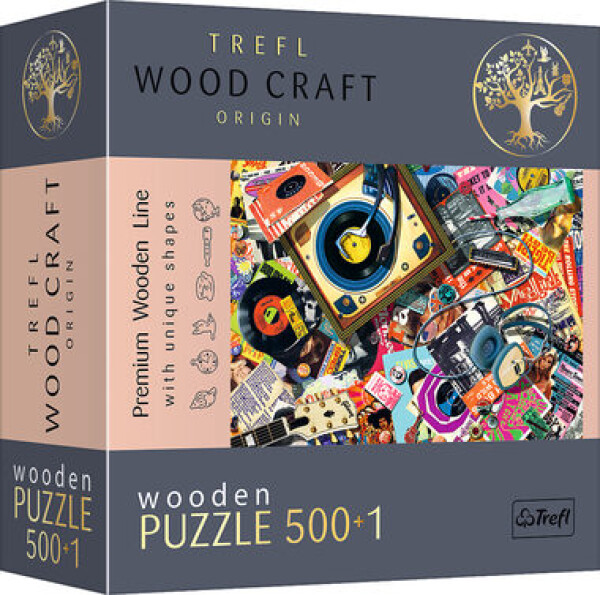 Trefl Wood Craft Origin - Puzzle - Vo svete hudby