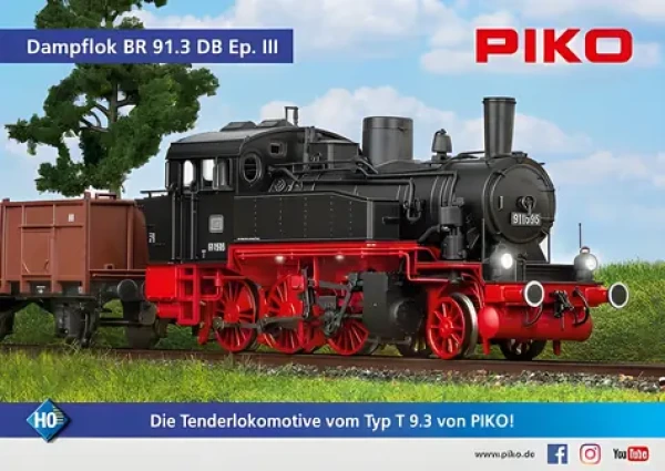 Piko 50732 BR 91.3 DB III