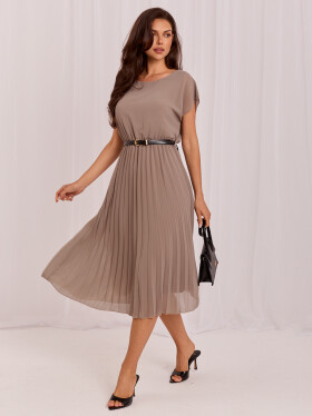 Dámske šaty DHJ SK 8839 1.23X hnedé – FPrice one size