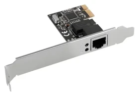 Lanberg PCE-1GB-201 / Sieťová karta / PCIe / 1x RJ-45 / 1 Gbps / RTL8111C / Low Profile (PCE-1GB-201)