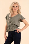 Merribel Blouse Etiar Khaki L