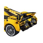 Mamido Stavebnica športové auto 422 dielikov žlté