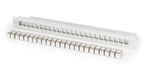 Digitus DN-91410-24 / Patch panel / 24x RJ-45 / Cat6A tienený / 1U / šedý (DN-91410-24)