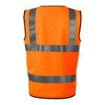 Unisex reflexná vesta HV Bright (fluorescenčná oranžová) M