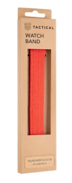 Tactical 778 Pletený Prezliekací Remienok pre Watch 42 amp; 44mm vel. M červená (8596311138416)