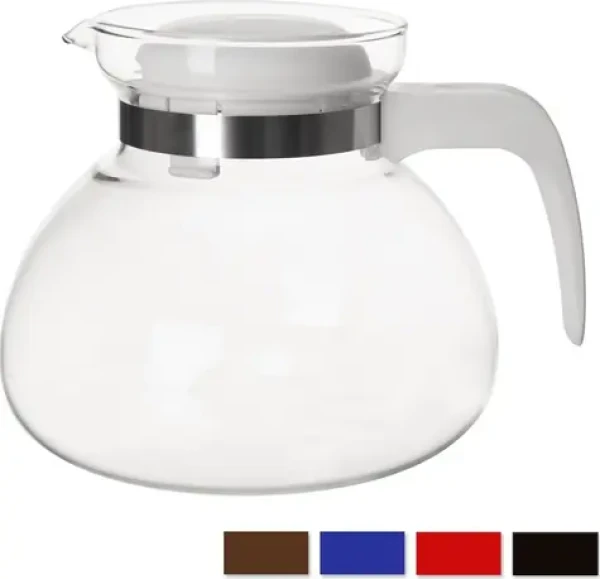 SIMAX Svätava mix farieb / Sklenená kanvica / 1,7 l / žiaruvzdorné sklo / do umývačky (183902)