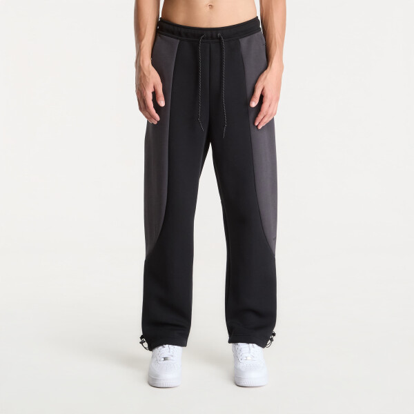 Mikina Nike Tech Men's Color-Block Open-Hem Fleece Pants Black/ Anthracite/ Black S