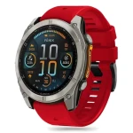 Tech-Protect Silicone Line červená / Remienok pre Garmin Fenix / 5X/5X PLUS/6X/6X Pro/7X/8 (51 mm) / Silikón