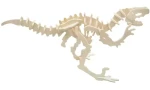 Woodcraft Drevené 3D puzzle Velociraptor