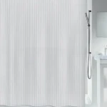 Spirella TWILL sprchový záves 120 x 200 cm biely / PEVA (7610583058430)