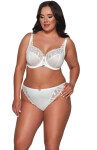 Ava 2107/B S-2XL Brazílske nohavičky béžová XL