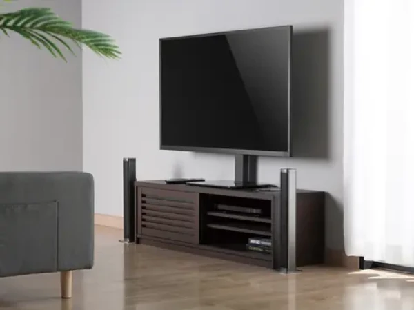 Equip čierna / Stolný stojan pre TV / 32 "-55" / nosnosť 40 kg / VESA 400x400 (650611)