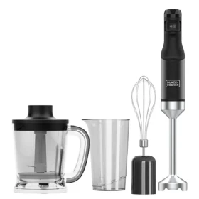 BlackDecker BXHBA1501E / Tyčový mixér / 1500 W / sekanie a šľahanie / odnímateľná nožová jednotka / nerezové nože (ES9160170B)