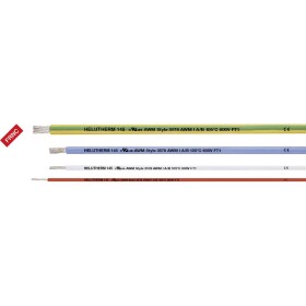 HELU 59598-500 vysokoteplotný drôt, HELUTHERM 145, 1 G 16 mm², zelená, 500 m; 59598-500