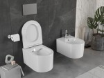 MEXEN/S - Sofia Závesná WC misa vrátane sedátka s slow-slim, duroplast, biela 30540300