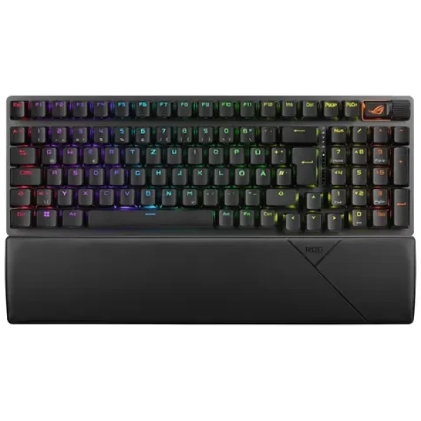 Asus ROG Strix Scope II 96 čierna / herná klávesnica / mechanická / bezdrôtová / spínače ROG NX Snow / DE (90MP037A-BKDA01)