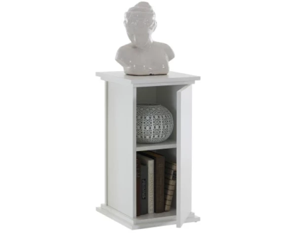 Skrinka v optike stĺpu Essex 1, výška 58 cm, biela%