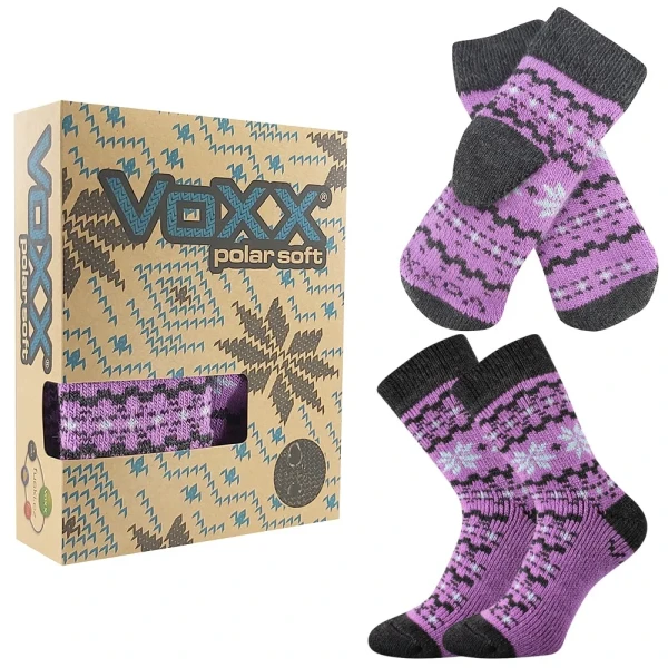 VOXX ponožky Trondelag set fialové 1 ks 35-38 117513