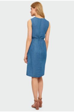 Dámske riflové šaty SUK566 - Greenpoint 36 středně modrá