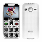 Evolveo EasyPhone XD + nabíjací stojanček biela / 2.3 / 0.3MP / Dual SIM / microSDHC (SGM EP-600-XDW)